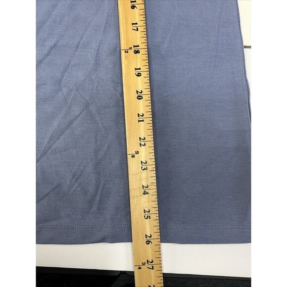 Duluth Trading Women’s Dang Soft Long Sleeve Henley Top Shirt Blue Sz Large New - Picture 9 of 9